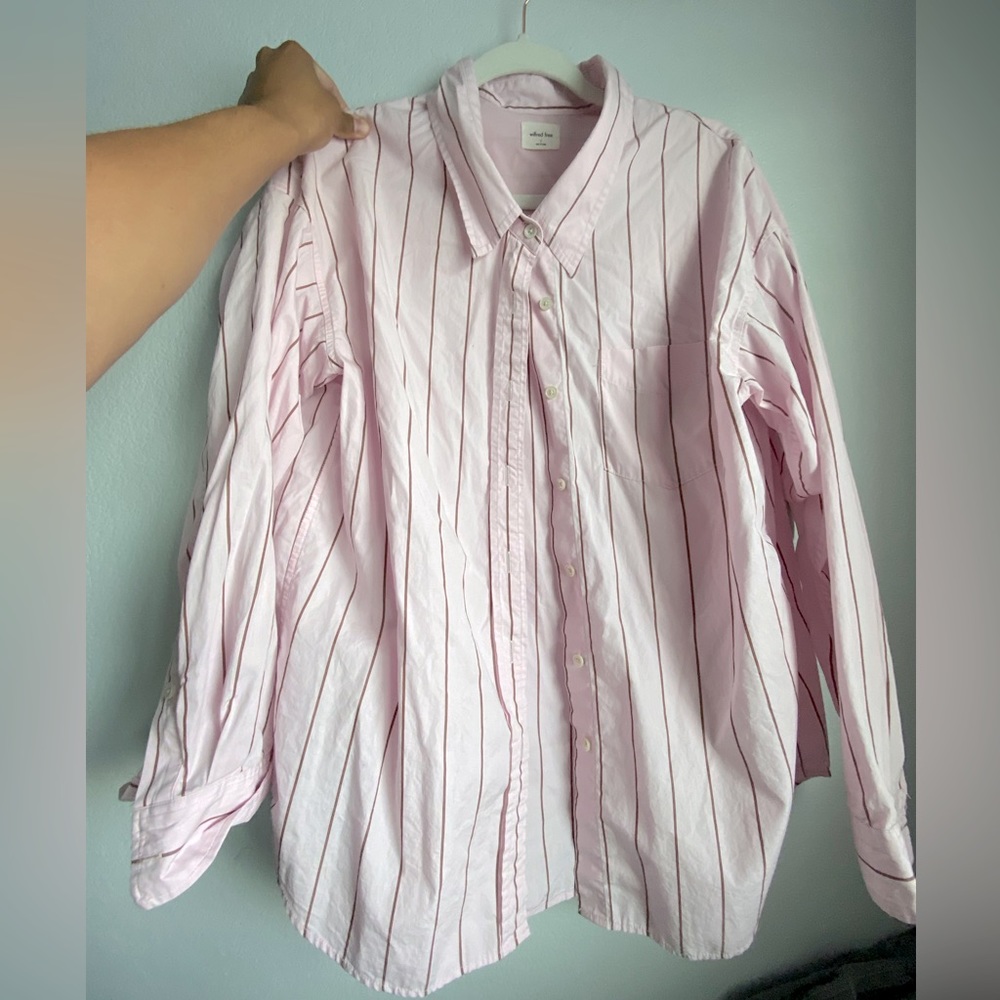 ARITZIA 100% COTTON BUTTON BLOUSE